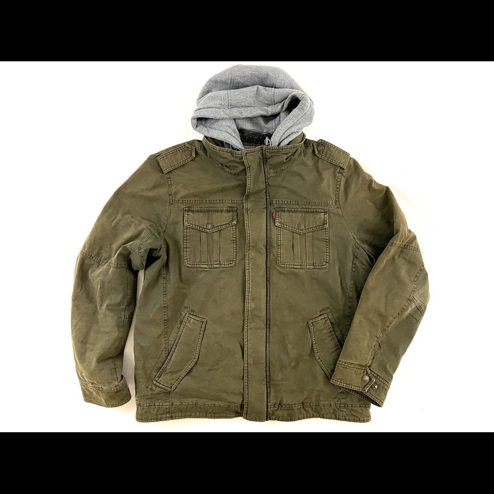 Men’s Large Levi Military Jacket Size Large